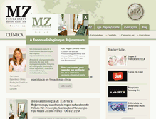 Tablet Screenshot of magdazorzella.com.br